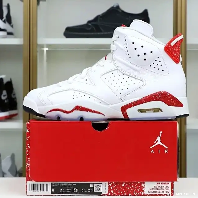 JORDAN 6 RED AIR Kimikick OREO 0525